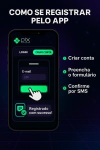 Como se registrar pelo aplicativo Cassino Pix?